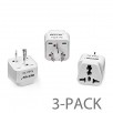 BESTEK Travel Adapter Type I Plug Converter USA to Australia/China 3 Packs